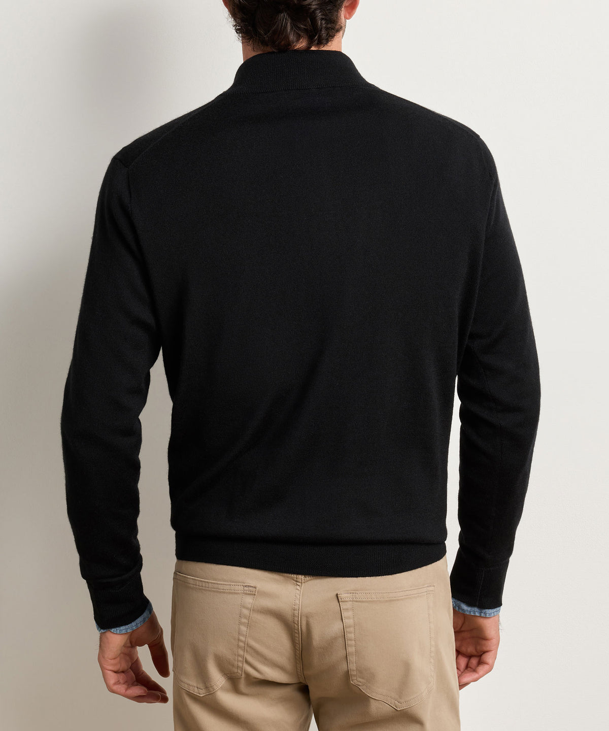 Peter Millar Autumn Crest Suede Trim Quarter-Zip Pullover, Men's Big & Tall