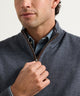 Peter Millar Autumn Crest Suede Trim Quarter-Zip Pullover