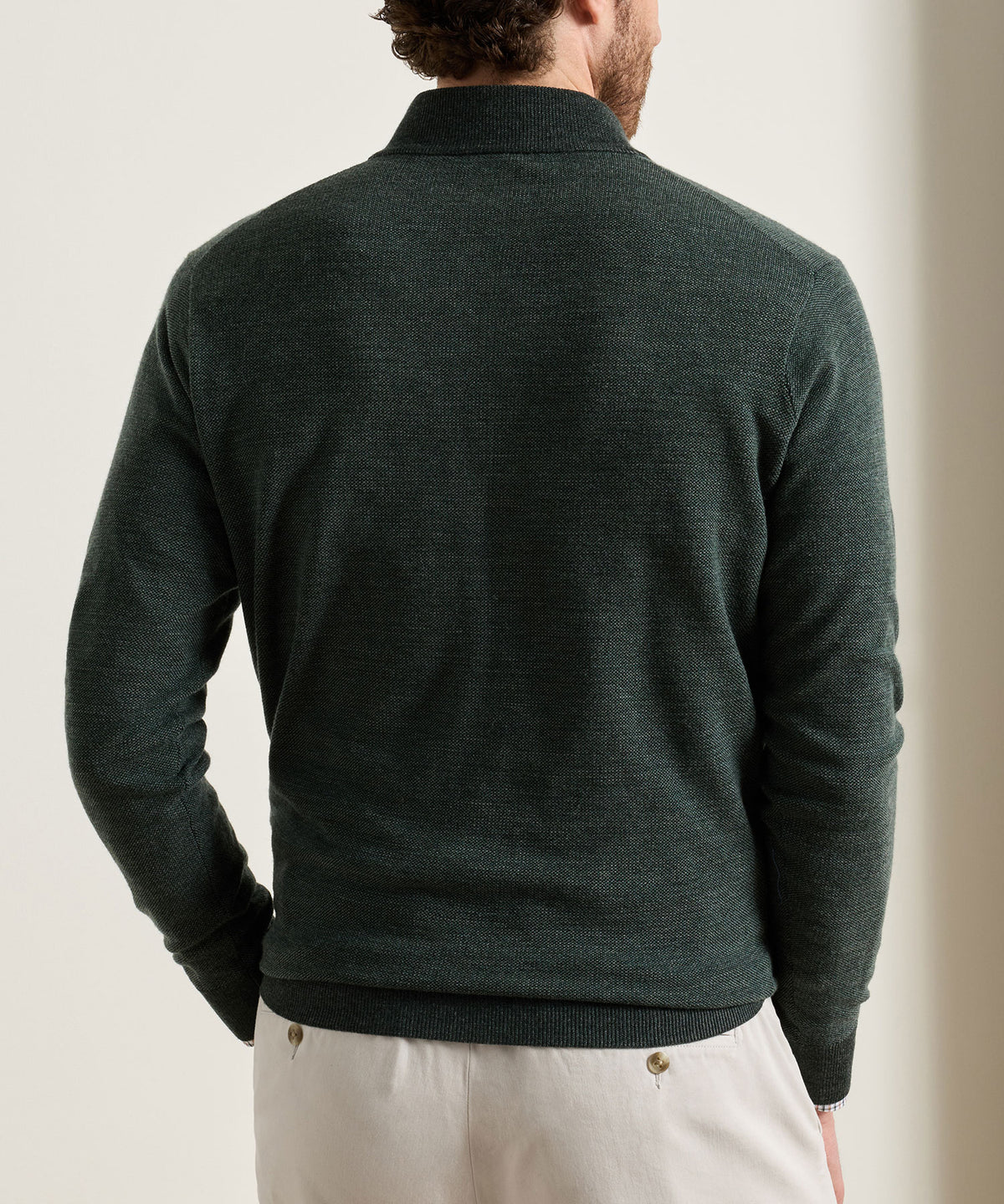 Peter Millar Blair Birdseye Quarter-Zip Pullover, Men's Big & Tall