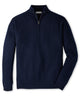 Peter Millar Crescent Texture Quarter-Zip Pullover - Navy