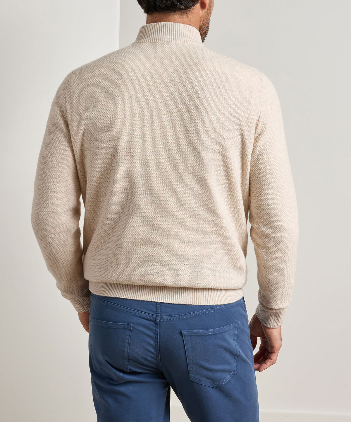 Peter Millar Crescent Texture Quarter-Zip Pullover, Men's Big & Tall
