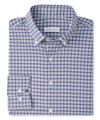 Peter Millar Clark Performance Twill Sport Shirt, Men's Big & Tall