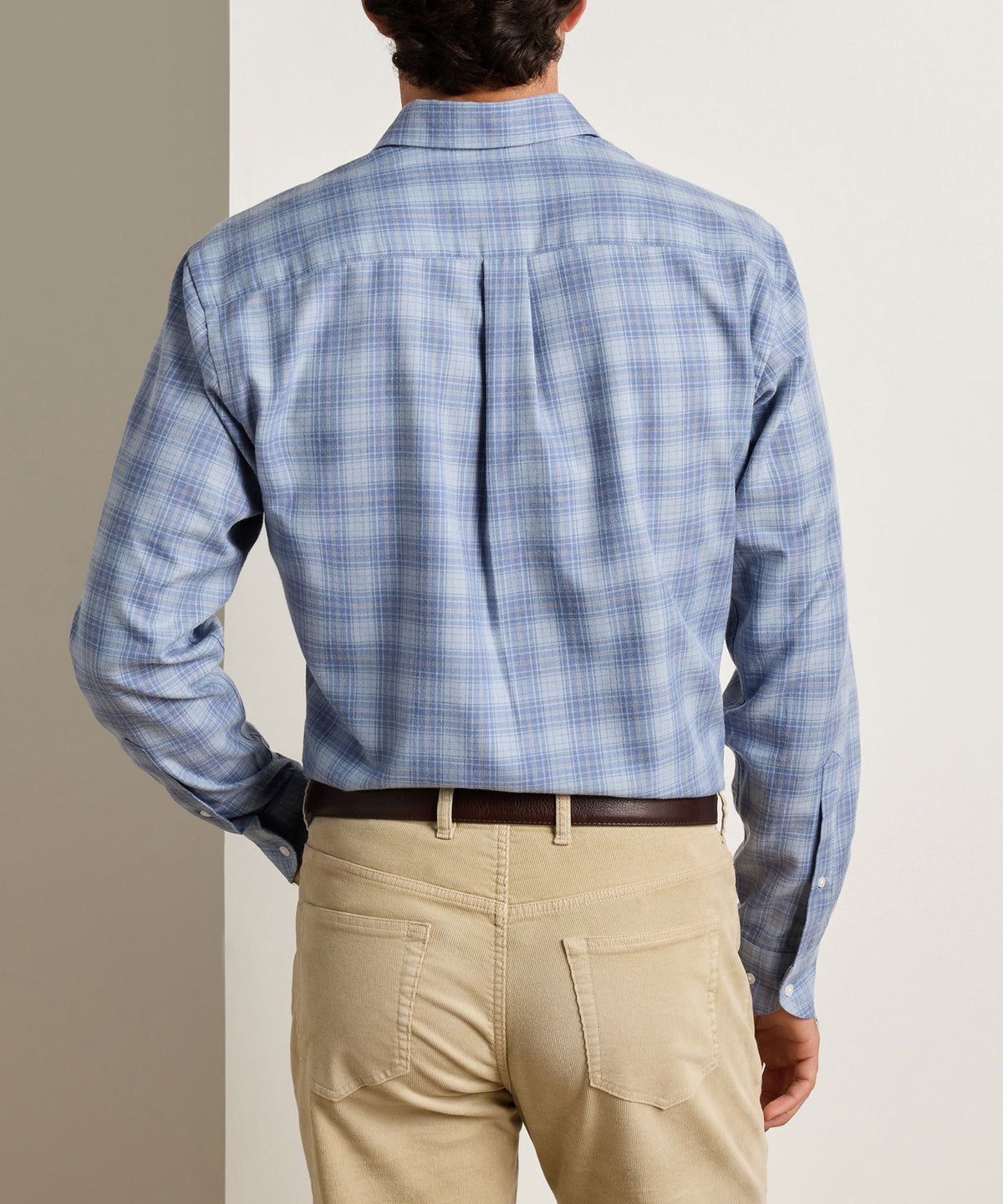 Peter Millar Dean Performance Flannel, Men's Big & Tall
