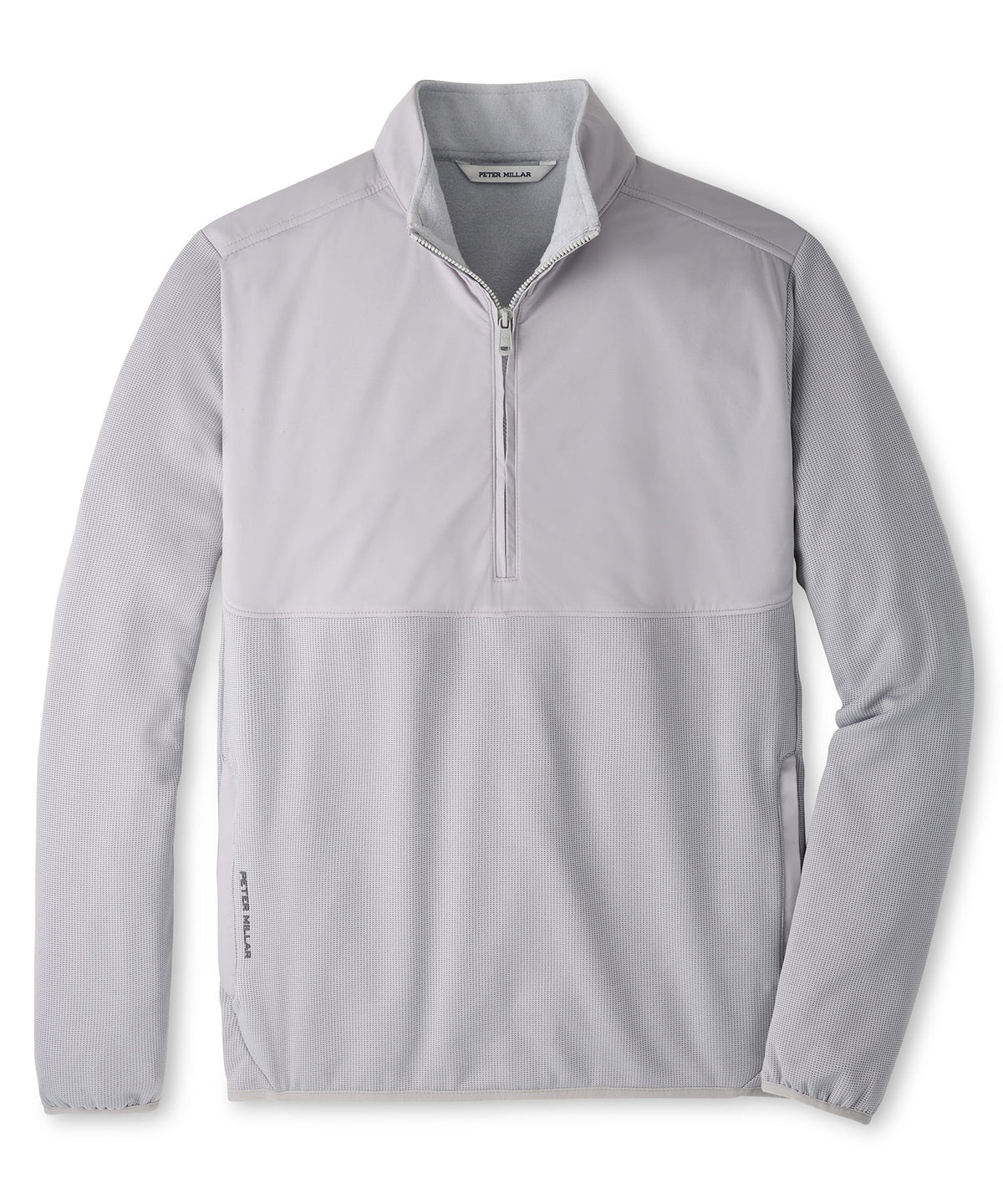 Peter Millar Vail Half-Zip Pullover - Gale Grey, Men's Big & Tall