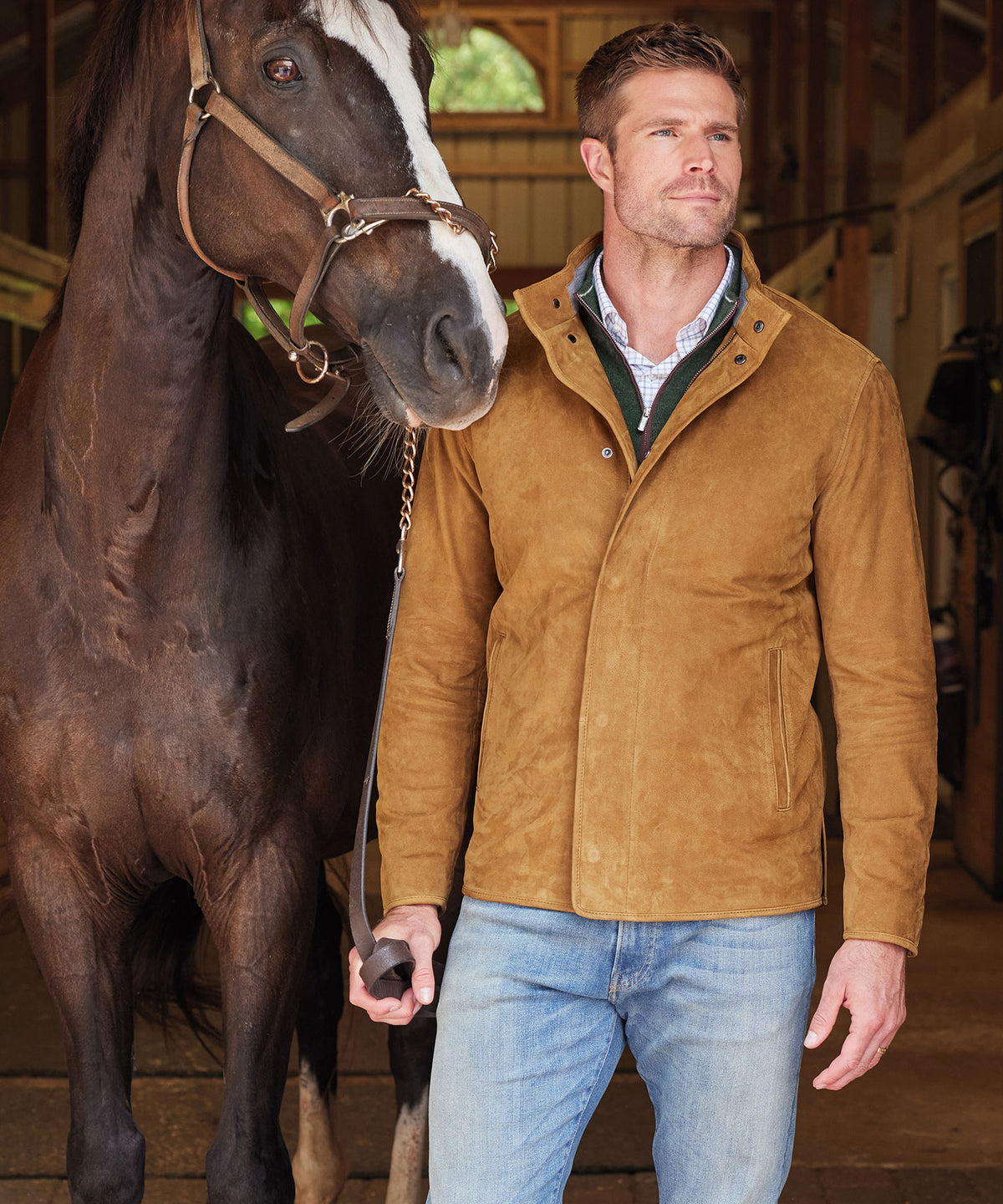 Peter Millar Norwalk Nubuck Coat, Men's Big & Tall