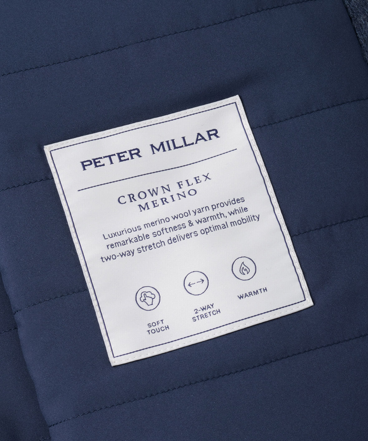 Peter Millar Crown Flex Merino Vest, Men's Big & Tall