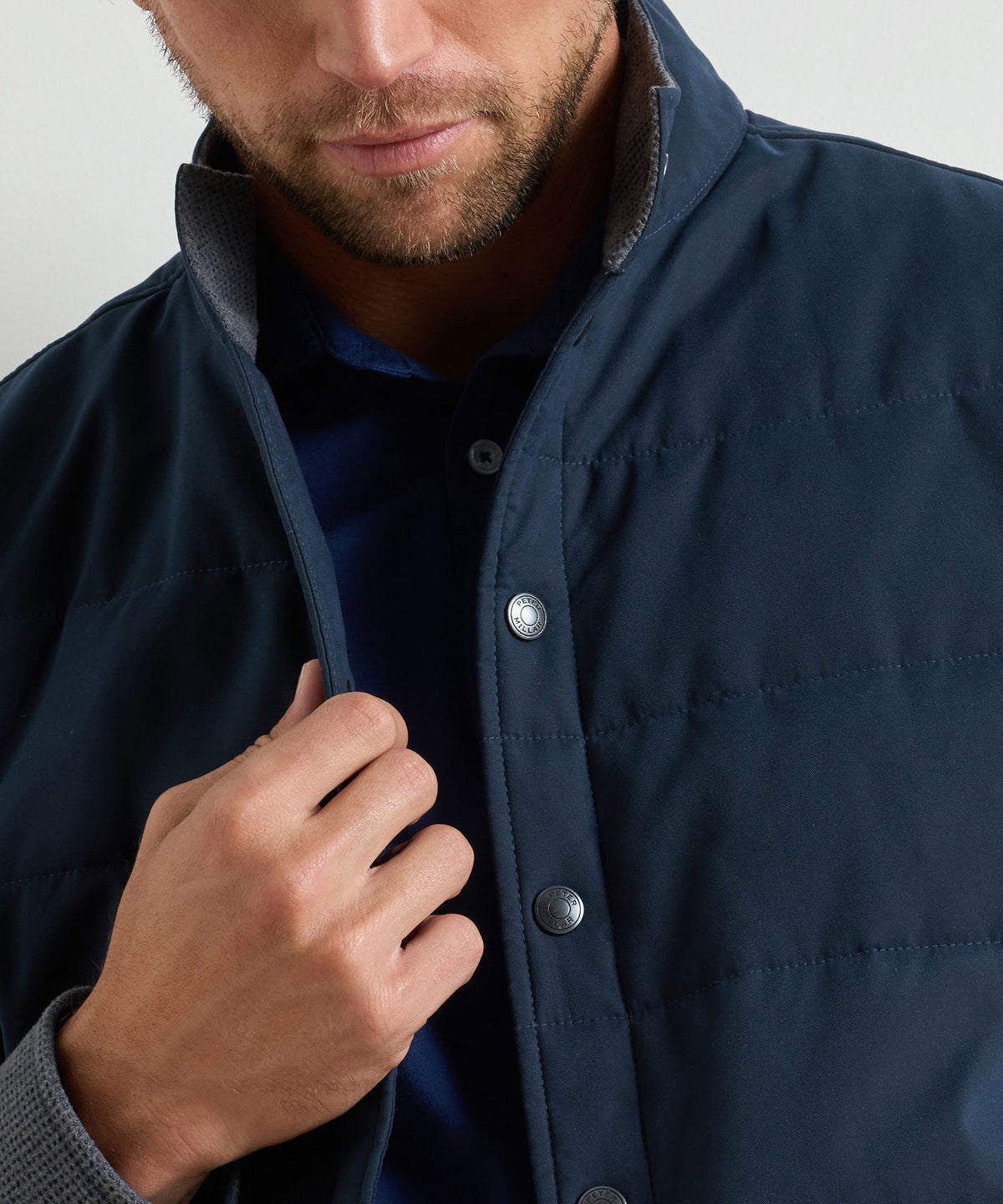 Peter Millar Bedford Hybrid Snap Jacket, Men's Big & Tall
