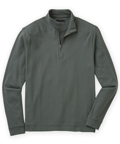 Westport Lifestyle Long Sleeve Dunes Pique Quarter-Zip, Men's Big & Tall