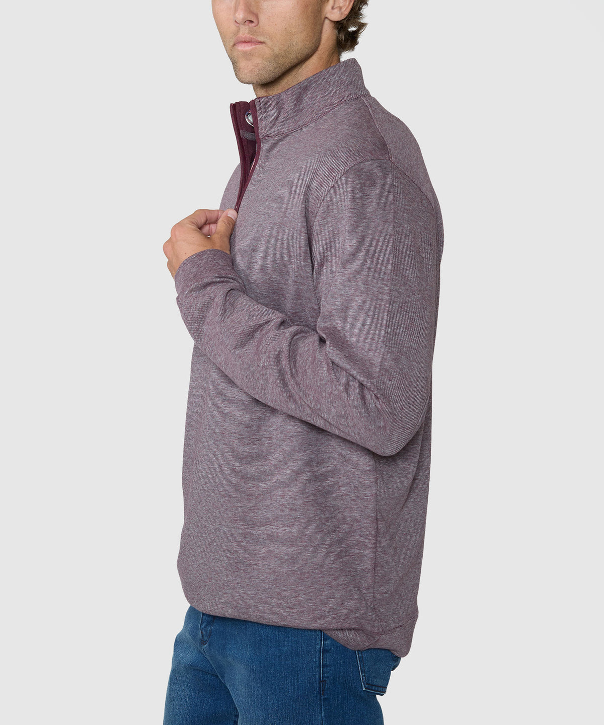 Westport Lifestyle "The Signature" Long Sleeve Quarter-Zip Pullover, Men's Big & Tall
