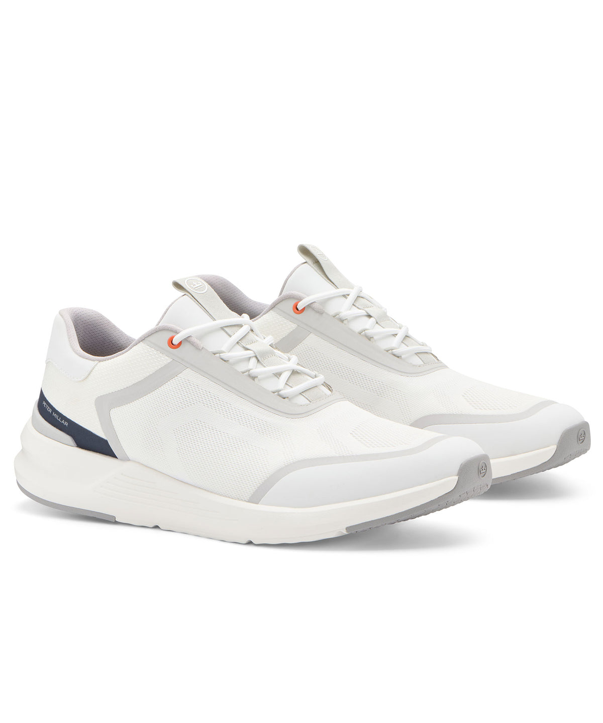 Peter Millar Camberfly Sneaker - White, Men's Big & Tall
