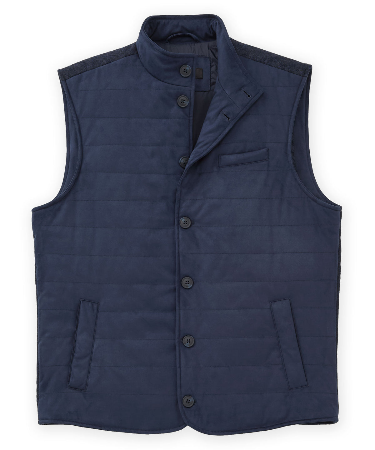 Westport Black Meridian Channel Vest - Navy, Men's Big & Tall
