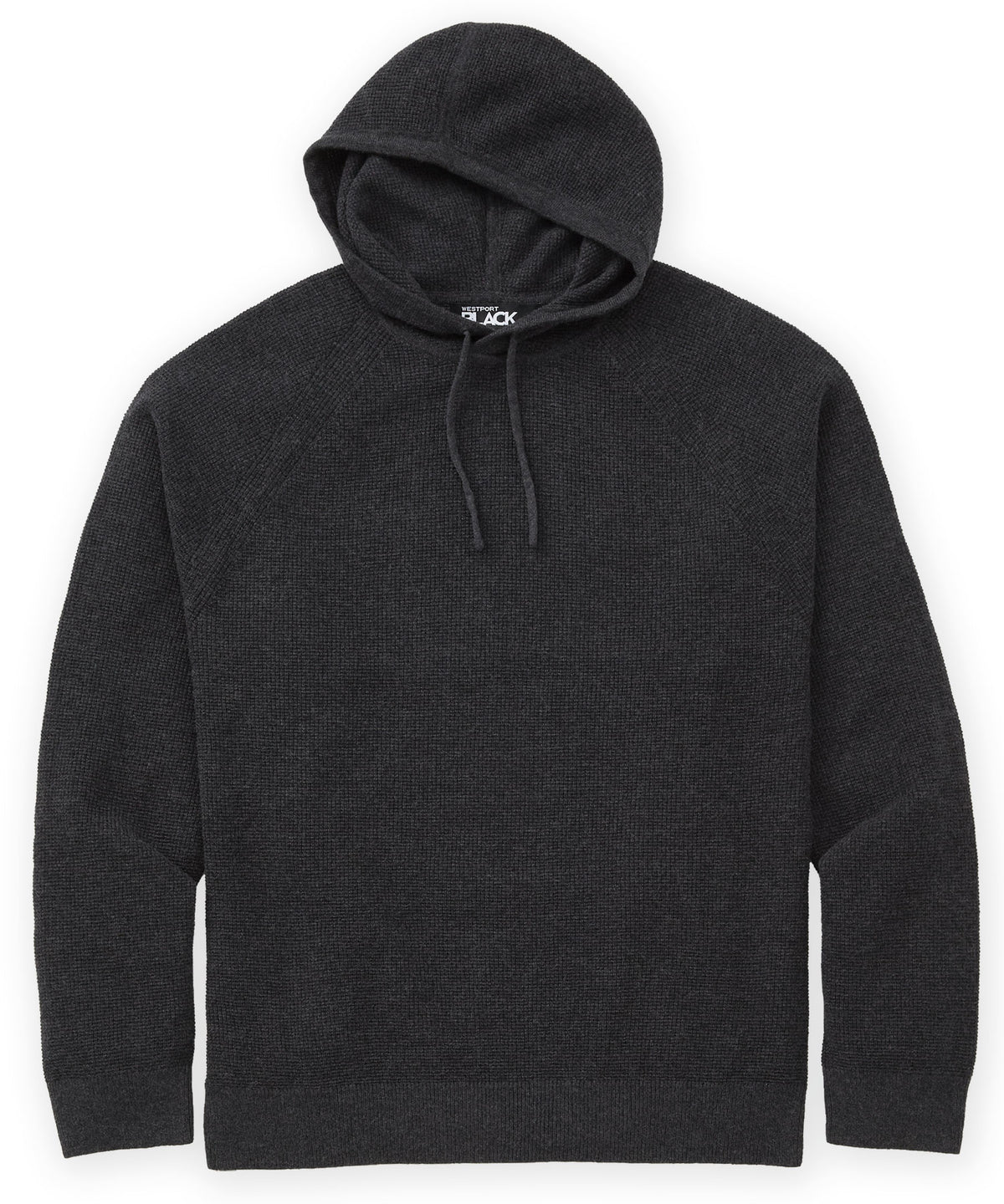 Westport Black Harbor Waffle Hoodie Pullover - Shadow, Men's Big & Tall