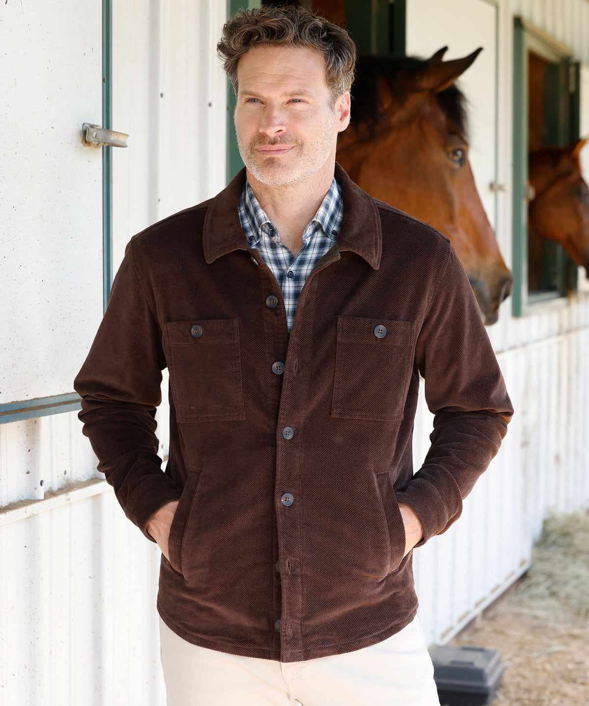 Westport Black Stone Mountain Moleskin Shacket, Men's Big & Tall