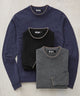 Westport Black Long Sleeve Westbrook Crew