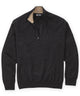 Westport Black Long Sleeve Heritage Quarter-Zip Pullover - Charcoal
