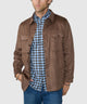 Westport Lifestyle Long Sleeve Timberline Ultra Suede Overshirt - Chocolate