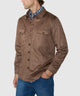 Westport Lifestyle Long Sleeve Timberline Ultra Suede Overshirt - Chocolate