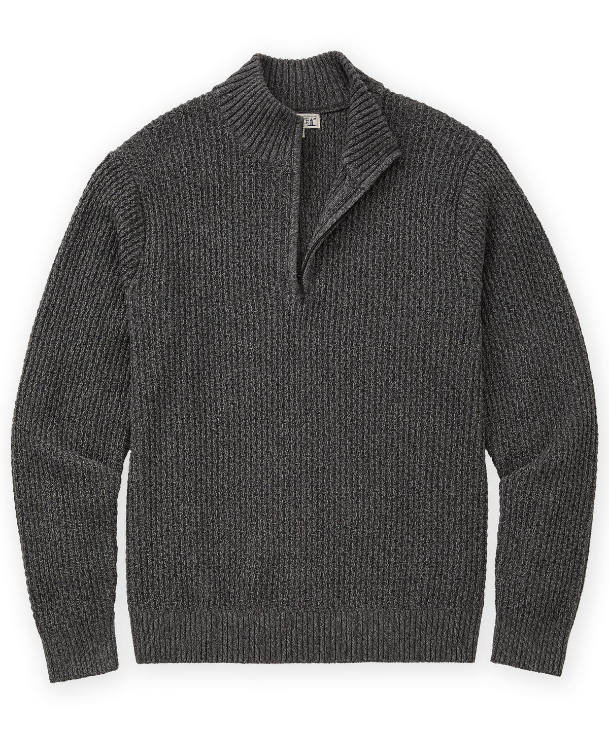 Westport Lifestyle Long Sleeve Triad Quarter-Zip Pullover - Shale, Men's Big & Tall