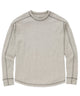 Westport Lifestyle Long Sleeve Cooper Waffle Crew Pullover - Pale Grey