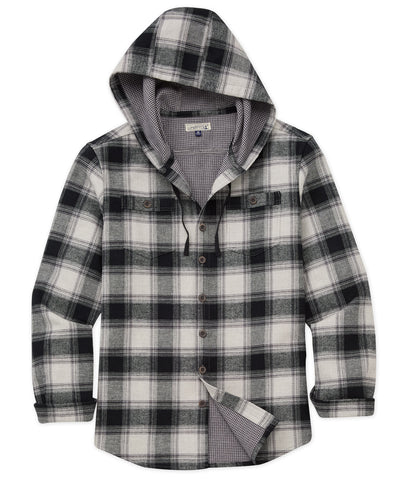Westport Lifestyle Firepit Hooded Shirt Jacket, Men's Big & Tall