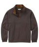 Westport Lifestyle Sueded Interlock Quarter-Zip Pullover - Espresso