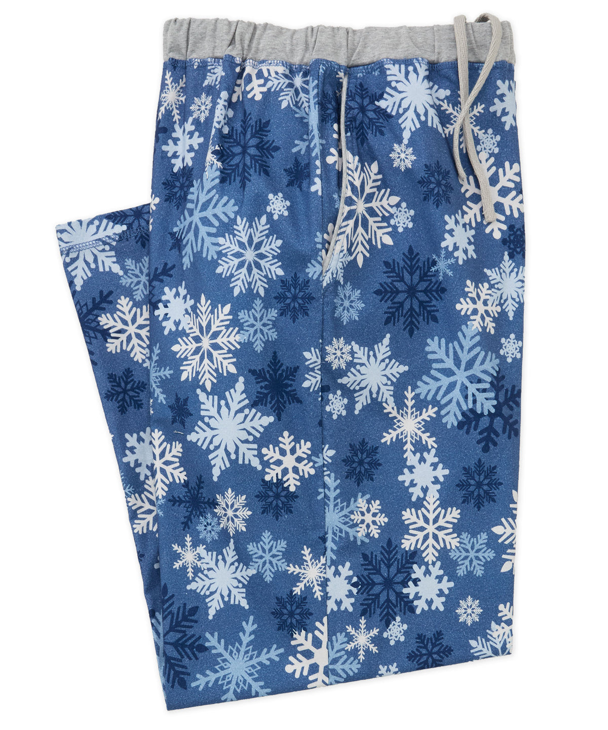 Westport Lifestyle Flannel Holiday Novelty Lounge Pant - Blue, Men's Big & Tall