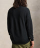 Polo Ralph Lauren Long Sleeve Textured Cotton Half-Zip Sweater - Black