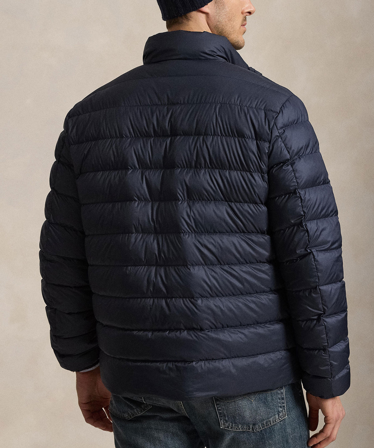 Polo Ralph Lauren Packable Puffer Jacket - Navy, Men's Big & Tall