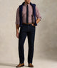 Polo Ralph Lauren Long Sleeve Poplin Shirt - Wine/White