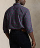 Polo Ralph Lauren Long Sleeve Brushed Twill Sport Shirt - Moss/Agate/Purple