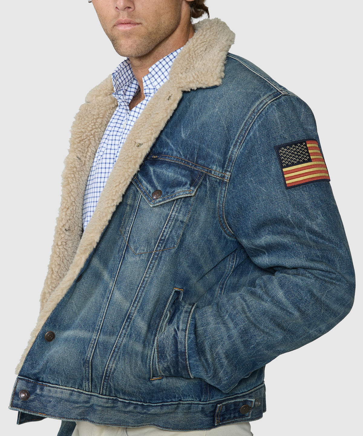 Polo Ralph Lauren Denim Trucker Jacket, Men's Big & Tall