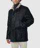 Westport Black Luxury Shearling Coat