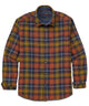 Westport Lifestyle Long Sleeve Spread Collar Multi Plaid Sport Shirt - Red/Yellow Multi
