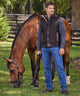 Westport Black Waxed Goat Suede Vest