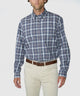 Westport Black Long Sleeve Button-Down Collar Cotton Wool Sport Shirt