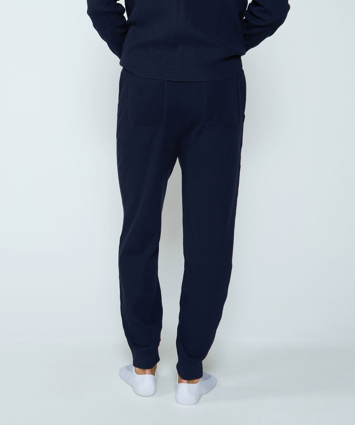 Westport Black SoHo Cotton Cashmere Pants - Navy, Men's Big & Tall