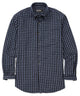 Westport Black Long Sleeve Button-Down Collar Sport Shirt - Navy