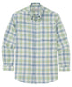 Westport Lifestyle Long Sleeve Button-Down Collar Sport Shirt - Green Multi