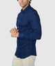 Westport Lifestyle Long Sleeve Button-Down Collar Sport Shirt - Denim
