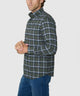 Westport Lifestyle Long Sleeve Field Day Flannel Sport Shirt - Olive