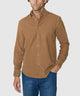 Westport Lifestyle Long Sleeve Tidewashed Corduroy Sport Shirt - Walnut