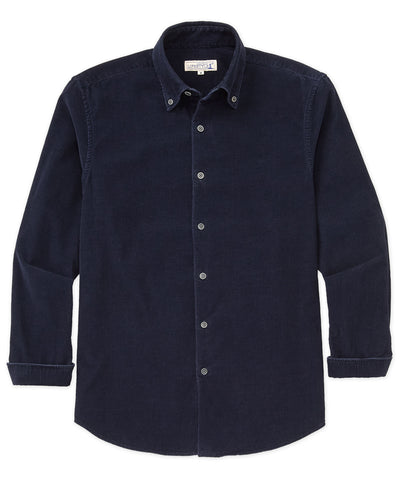 Westport Lifestyle Long Sleeve Tidewashed Corduroy Sport Shirt, Men's Big & Tall