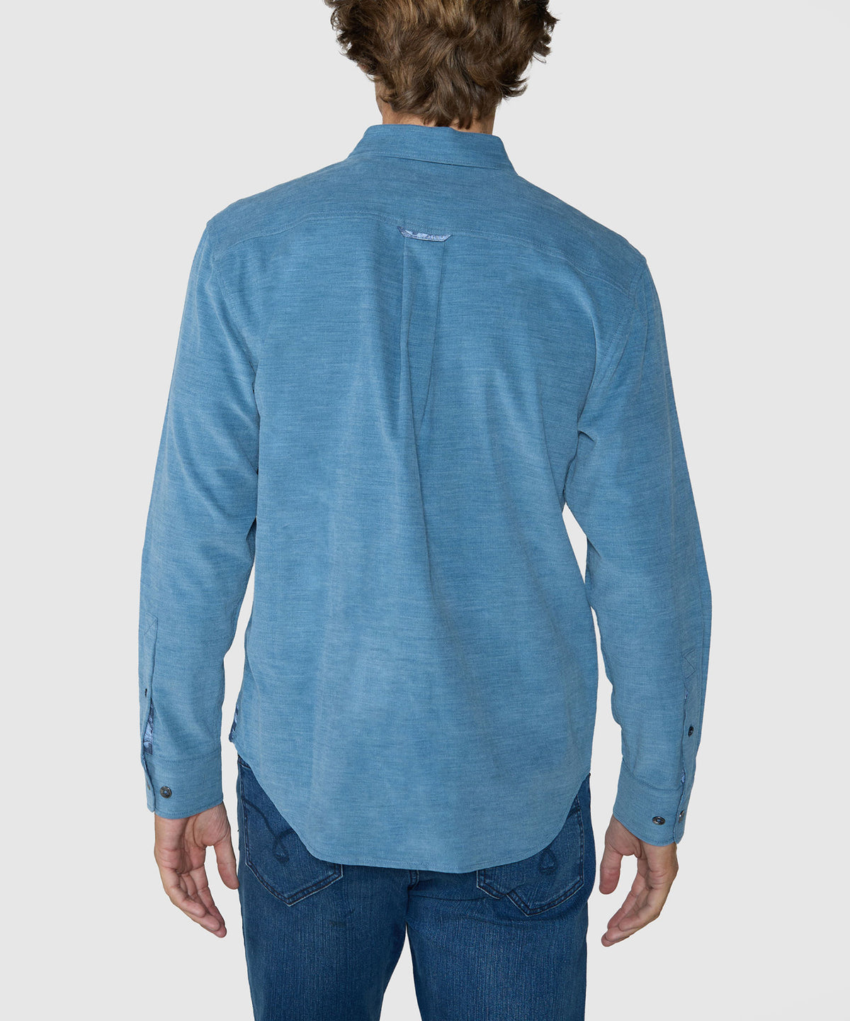 Tommy Bahama Long Sleeve Button-Down Collar Sport Shirt - Kingfish, Men's Big & Tall