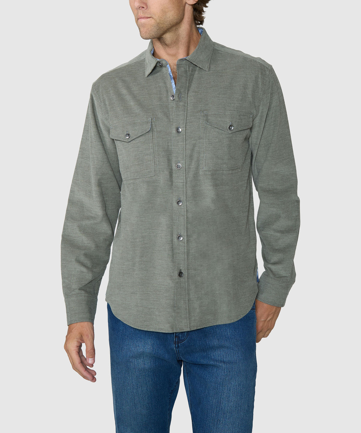 Tommy Bahama Long Sleeve Button-Down Collar Sport Shirt, Men's Big & Tall