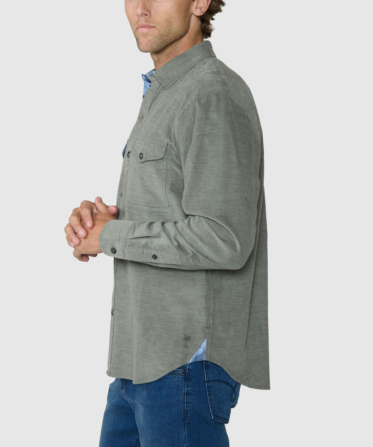 Tommy Bahama Long Sleeve Button-Down Collar Sport Shirt, Men's Big & Tall