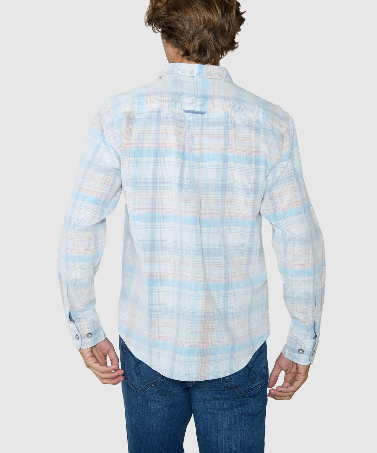 Tommy Bahama Long Sleeve Coastline Cord Truly Check Sport Shirt, Men's Big & Tall