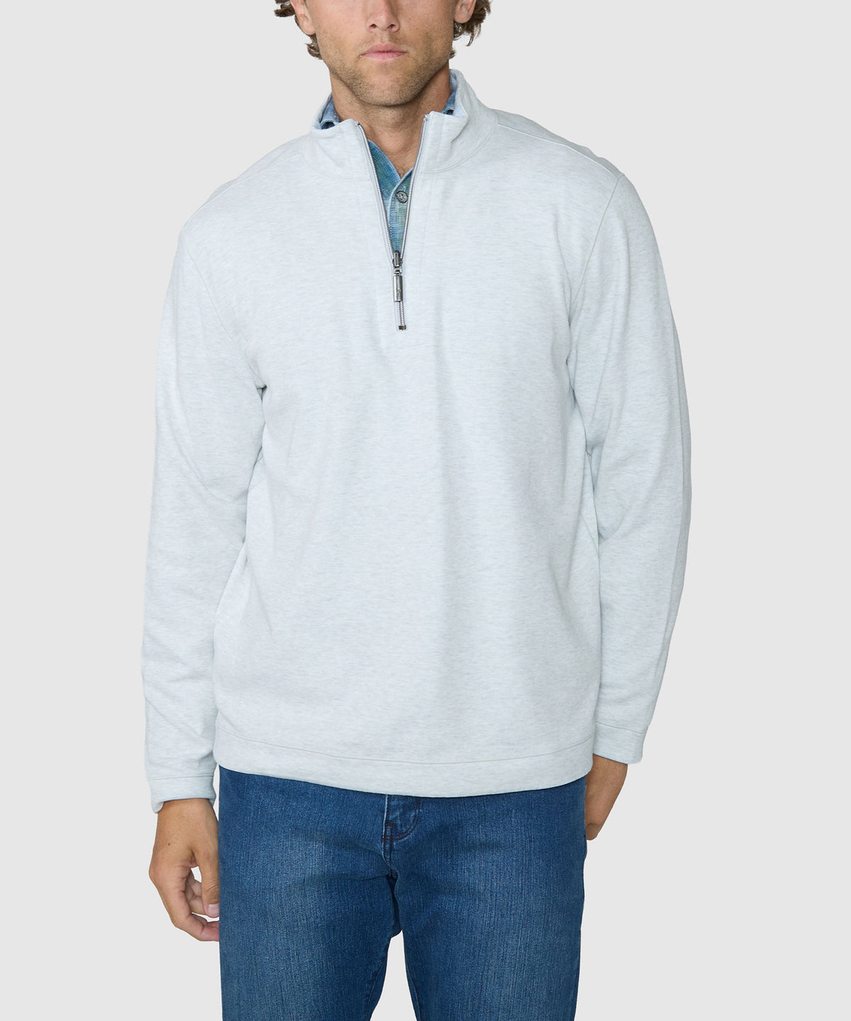 Tommy Bahama Long Sleeve Flipview Half-Zip Pullover, Men's Big & Tall