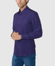 Westport No-Tuck Long Sleeve Button-Under Spread Collar Stretch Performance Medallion Print Sport Shirt