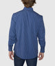 Westport No-Tuck Long Sleeve Button-Down Collar Stretch Performance Print Sport Shirt