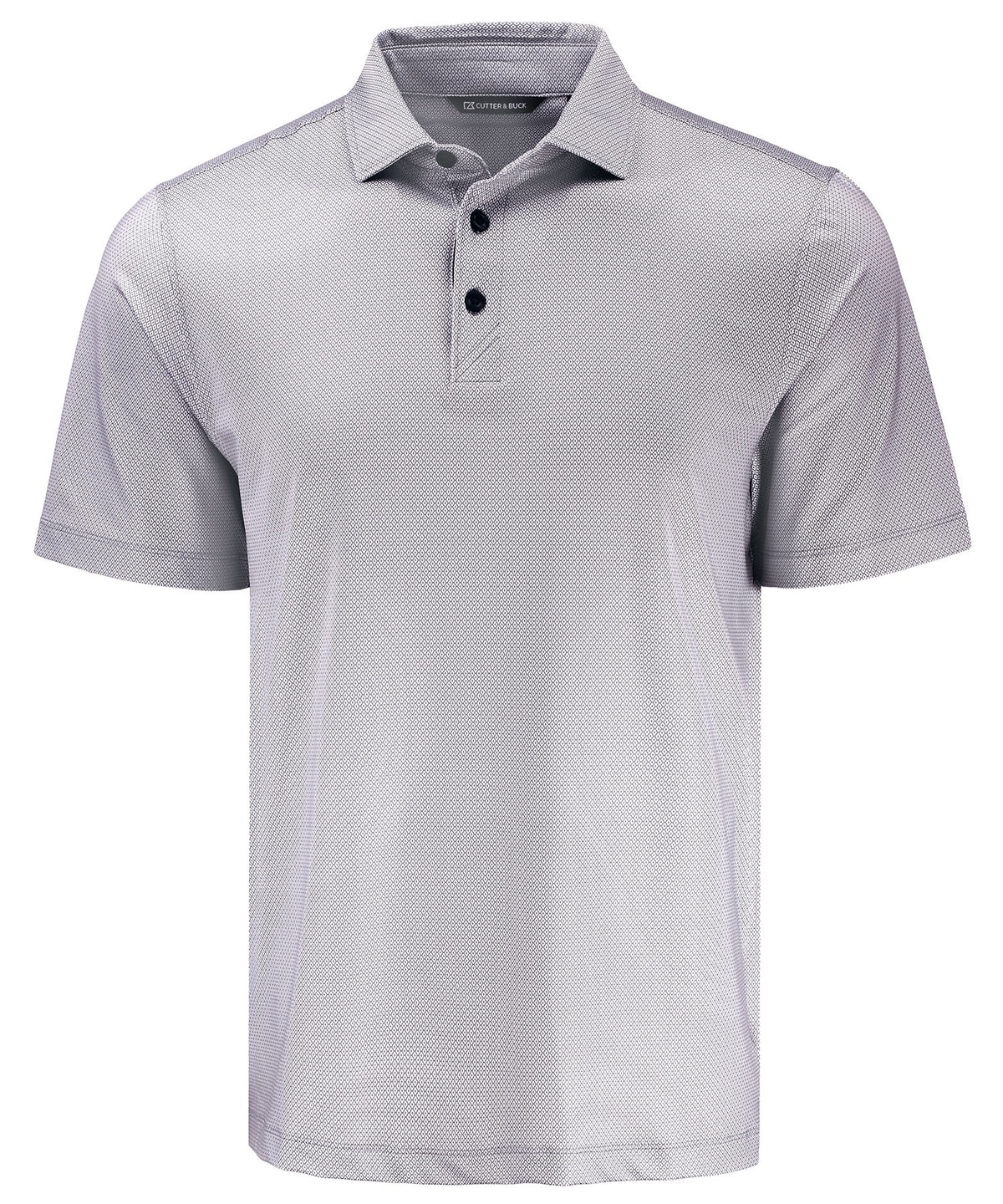 Cutter & Buck Short Sleeve Pike Recycled Lattice Print Polo, Men's Big & Tall